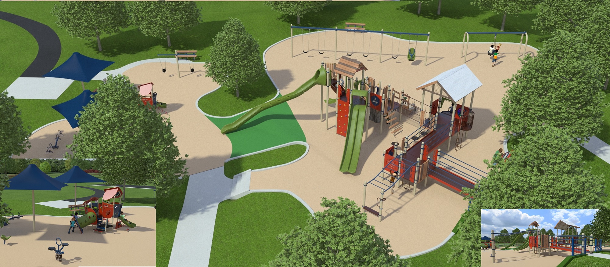 capital projects to include Eldridge Park playground